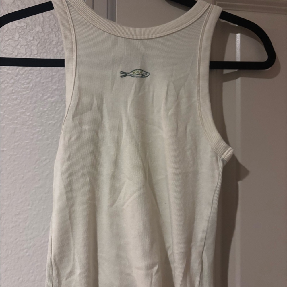 A New Day Cream Ribbed Tank Top